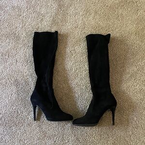 Stuart Weitzman Black Heeled Boots